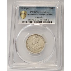 AUSTRALIA 1933 . ONE 1 SHILLING . GENUINE